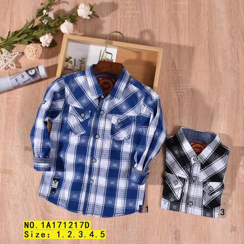 Chemise manche longue pour enfants