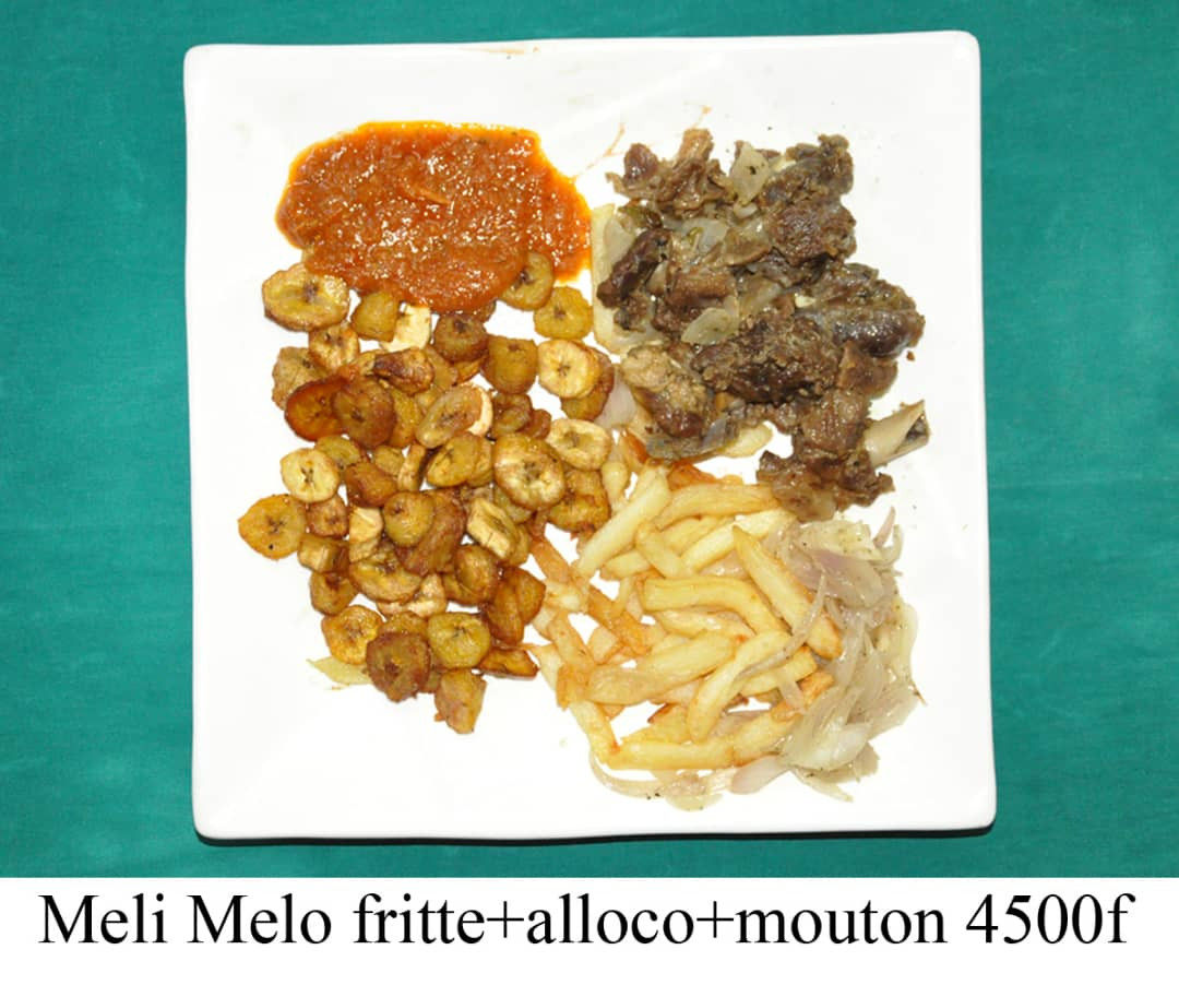 Meli Melo fritte+alloco+mouton