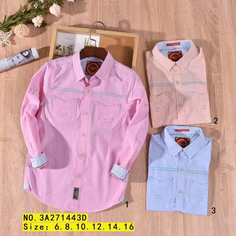 Chemise manche longue pour enfants