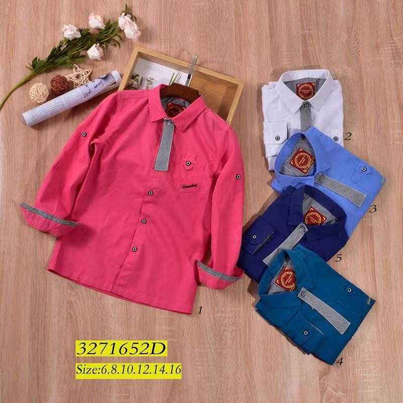 Chemise manche longue pour enfants