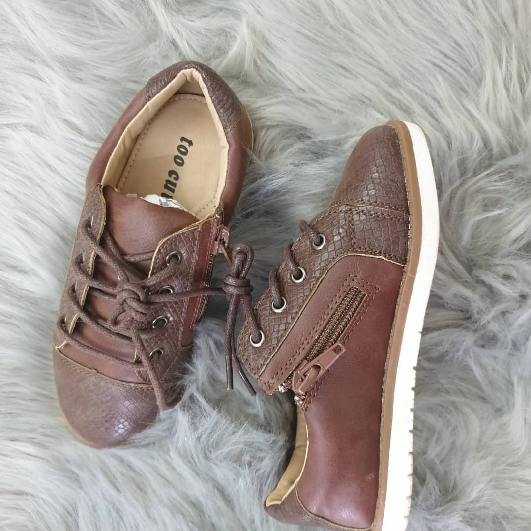 Chaussure garçon en cuir