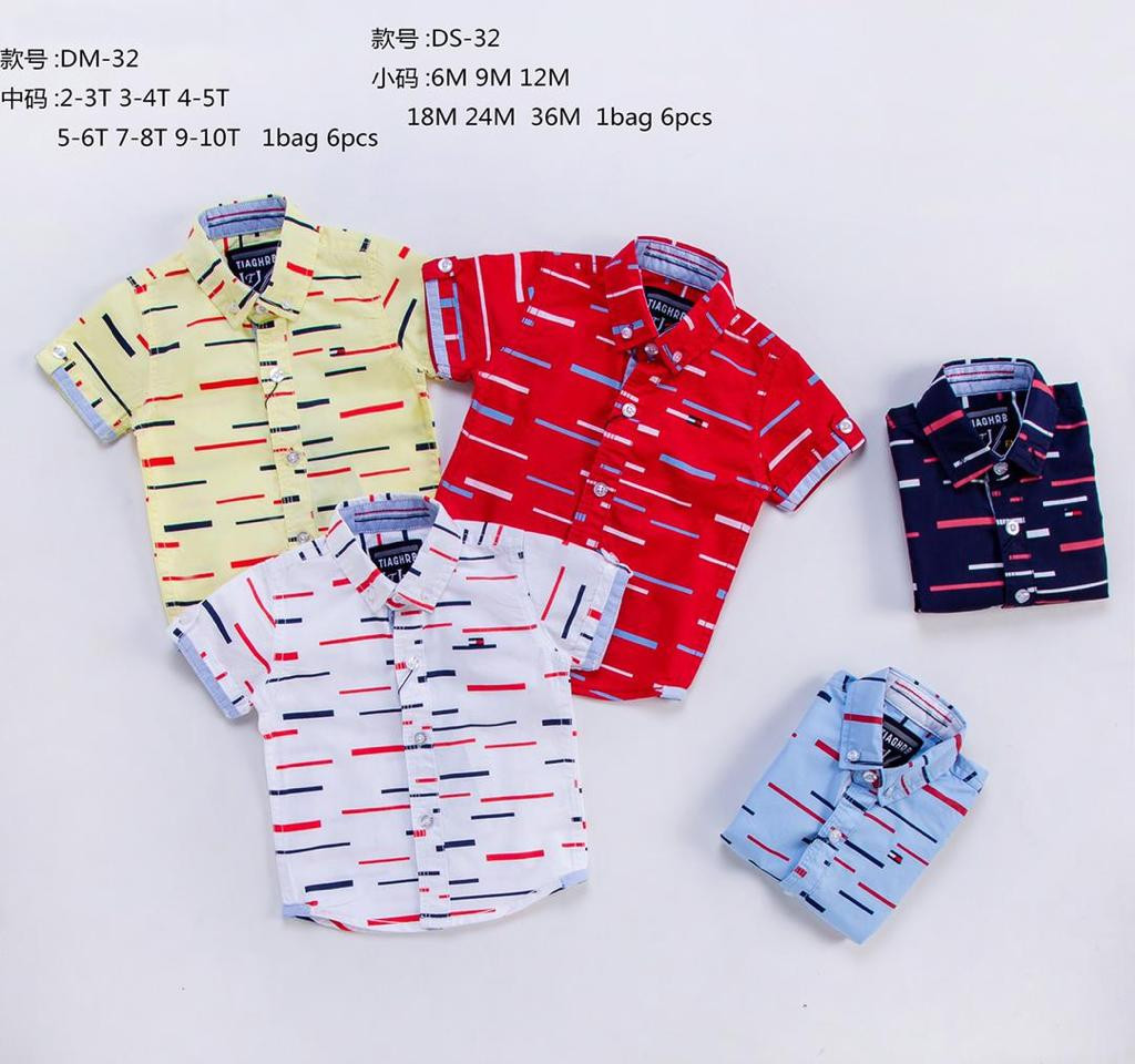 Chemise manche courte petite taille