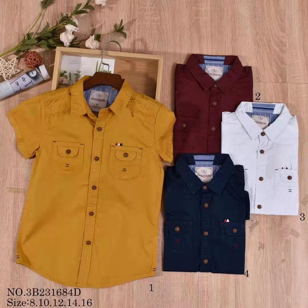 Chemise manche courte pour enfants