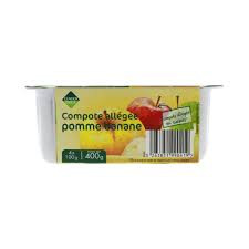 compote allégé  pomme banqne 400 g