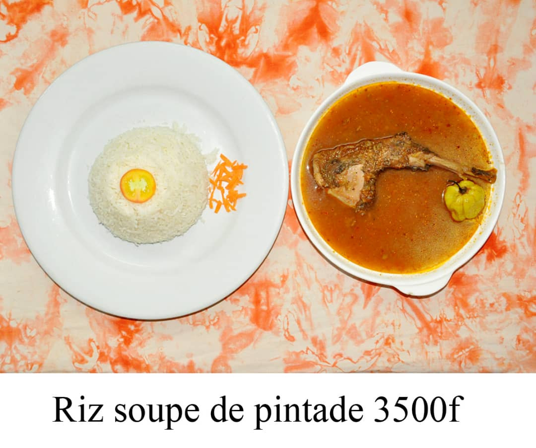 Riz soupe de pintade