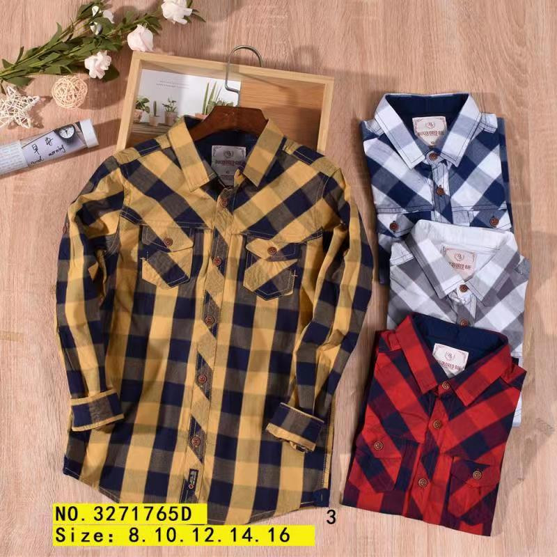 Chemise manche longue pour enfants