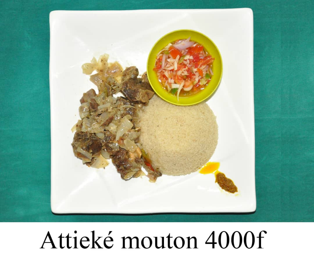 Attieké mouton
