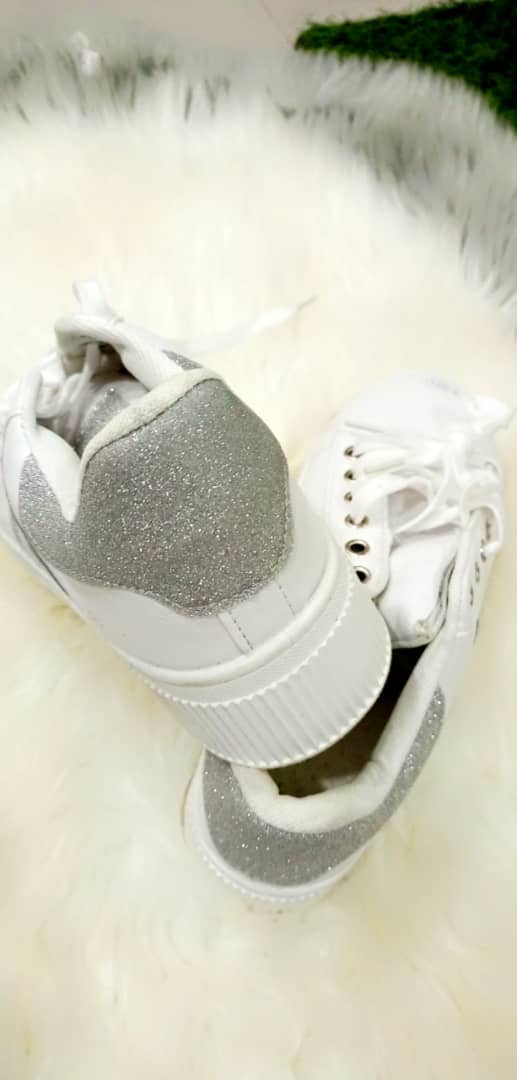 Basket Gris Blanc Dame Pointure 40/38