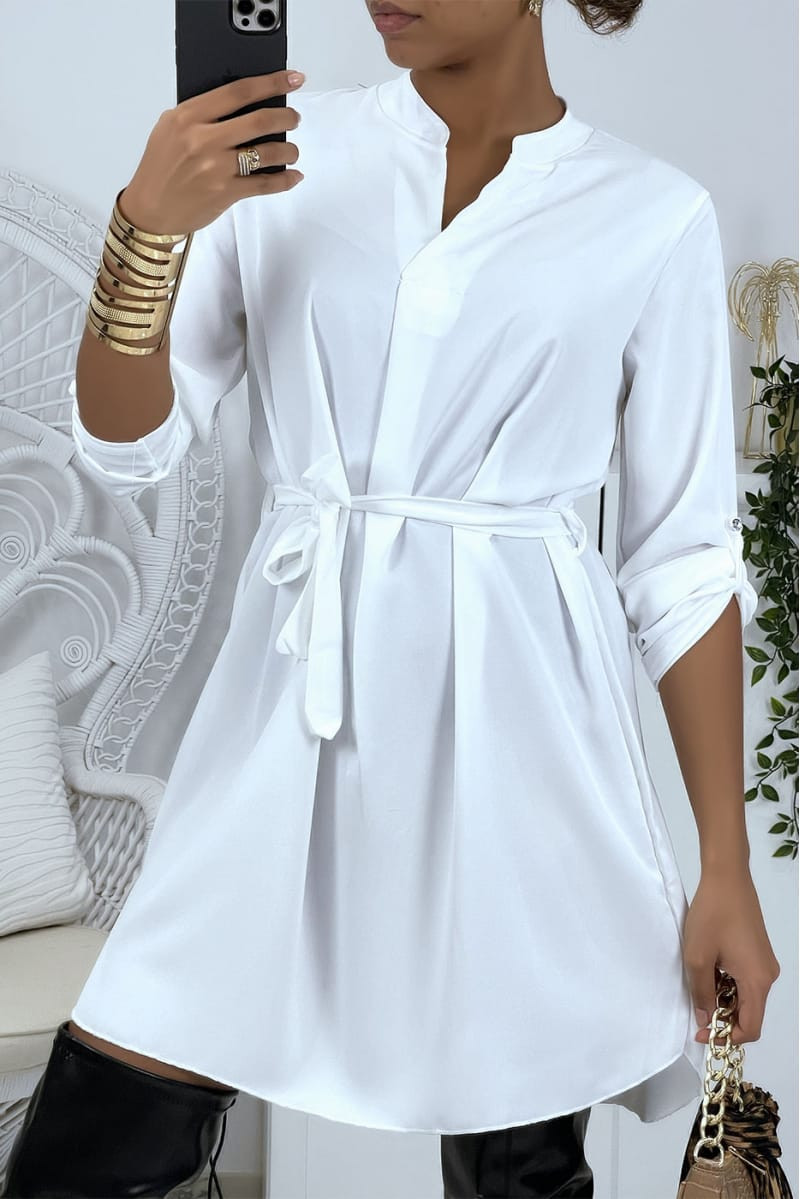 chemise blanche manche longue