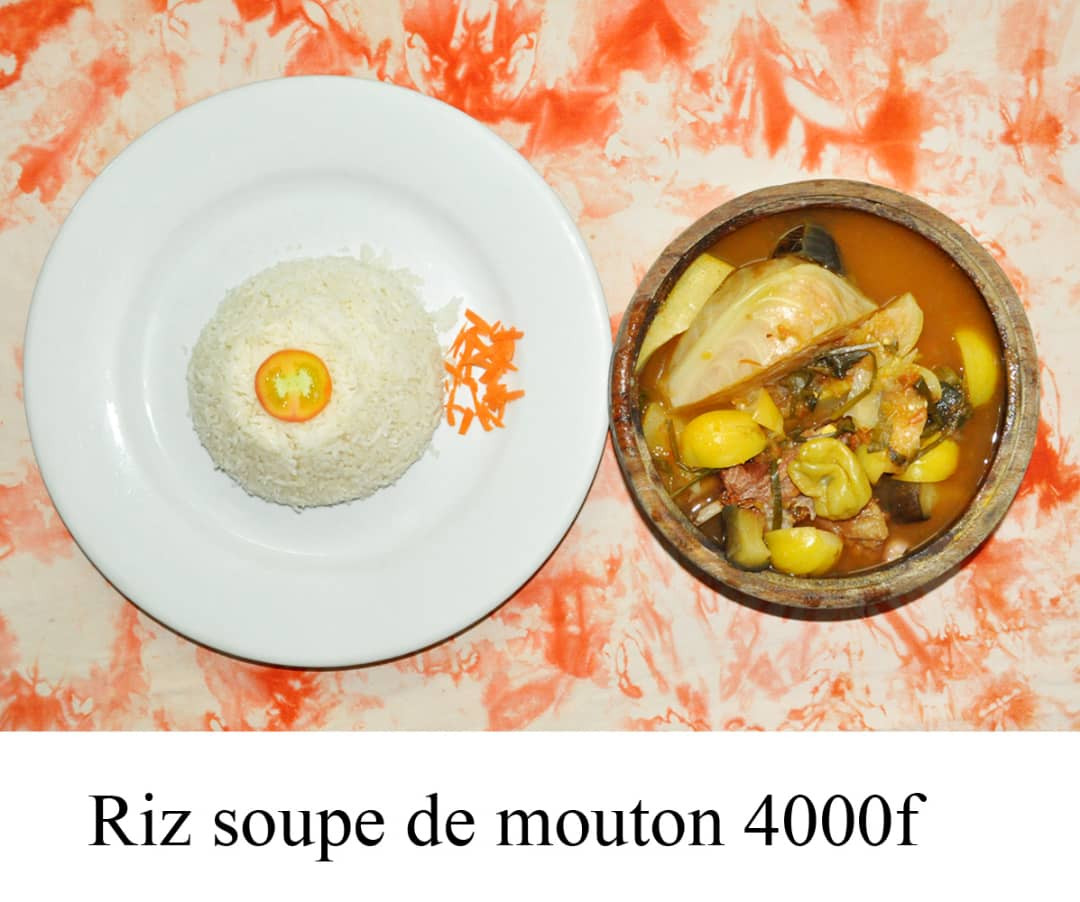 Riz soupe de mouton